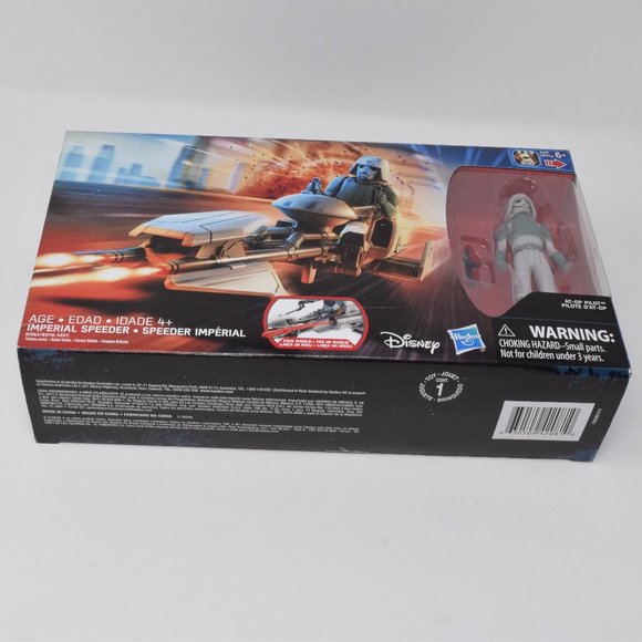 Star Wars Imperial Speeder AT DP Imperial Pilot Rogue One 2016 Disney Hasbro New - Picture 3 of 8